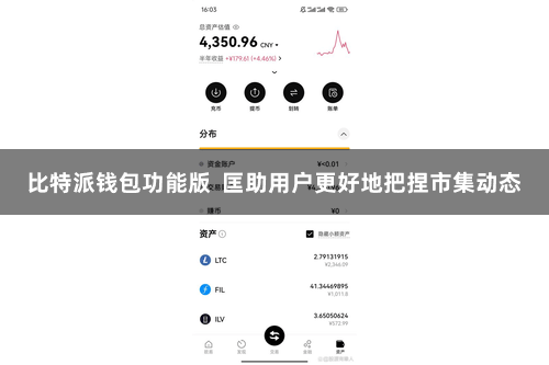 比特派钱包功能版 匡助用户更好地把捏市集动态