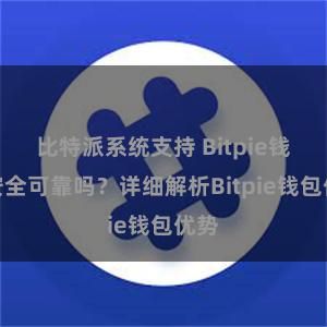 比特派系统支持 Bitpie钱包安全可靠吗？详细解析Bitpie钱包优势