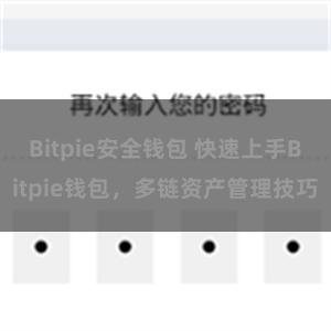 Bitpie安全钱包 快速上手Bitpie钱包，多链资产管理技巧