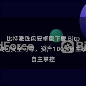 比特派钱包安卓版下载 Bitpie钱包安全可靠，资产100%自主掌控