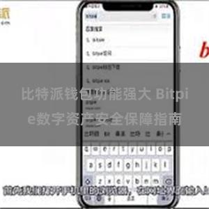 比特派钱包功能强大 Bitpie数字资产安全保障指南