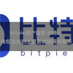 Bitpie用户指南 比特派钱包支持的主要区块链网络解析