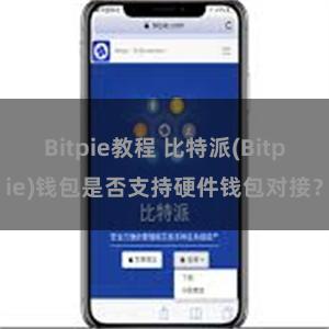 Bitpie教程 比特派(Bitpie)钱包是否支持硬件钱包对接？