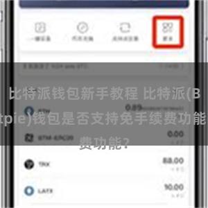 比特派钱包新手教程 比特派(Bitpie)钱包是否支持免手续费功能？