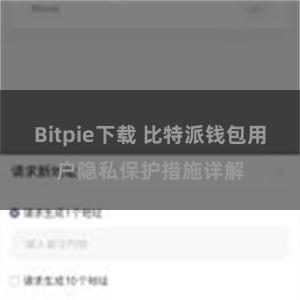 Bitpie下载 比特派钱包用户隐私保护措施详解