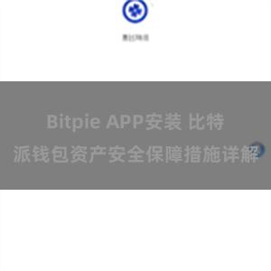 Bitpie APP安装 比特派钱包资产安全保障措施详解