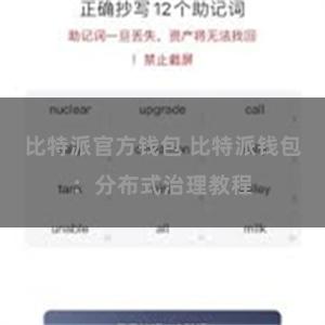 比特派官方钱包 比特派钱包：分布式治理教程