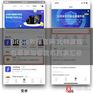 Bitpie教程官网 比特派钱包最新加密货币列表汇总