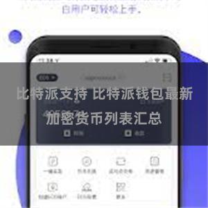 比特派支持 比特派钱包最新加密货币列表汇总
