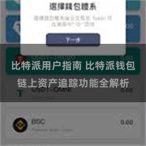 比特派用户指南 比特派钱包链上资产追踪功能全解析