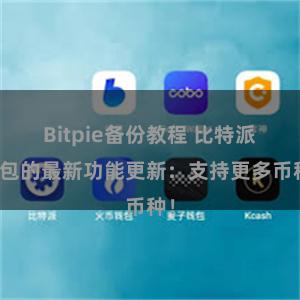 Bitpie备份教程 比特派钱包的最新功能更新：支持更多币种！