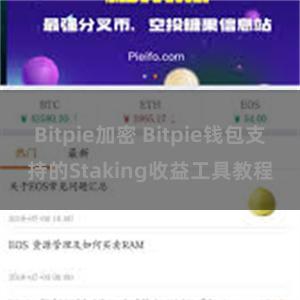 Bitpie加密 Bitpie钱包支持的Staking收益工具教程