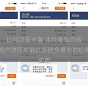 比特派安卓版 比特派钱包的资产快照功能在多链交易中的应用
