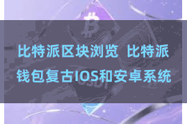 比特派区块浏览  比特派钱包复古IOS和安卓系统