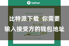 比特派下载  你需要输入接受方的钱包地址