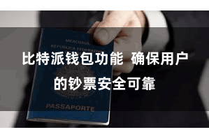 比特派钱包功能  确保用户的钞票安全可靠